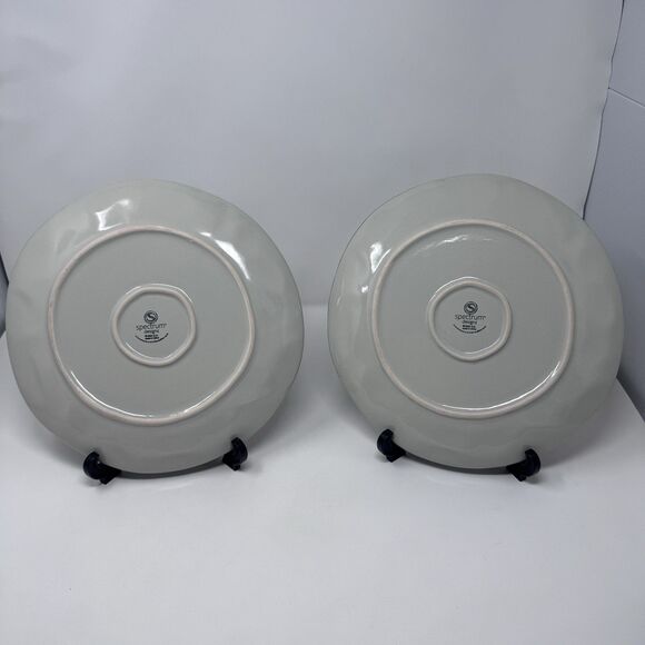 Spectrum Designz Haunted House Halloween Plates 11” Bat Spooky Set of 2 - Picture 2 of 12